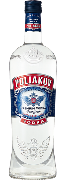 Poliakov Vodka 37.5% - 2 litre