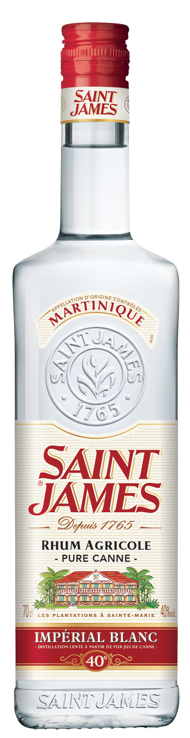 Saint James - Rhum blanc - Cubi - 4,5L - 50°